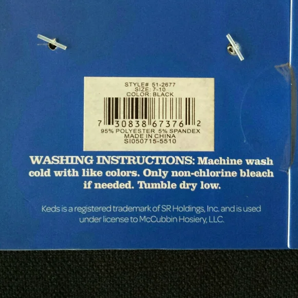 NWT Keds Girls Black Fleece Footless Tights M 7-10 Yrs - Picture 7 of 7